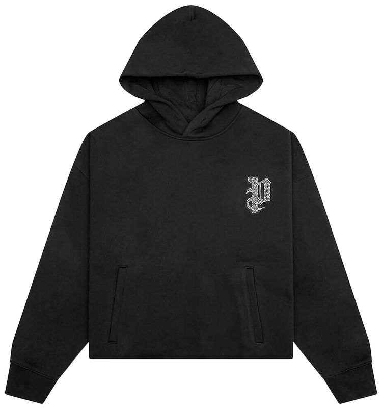 PURPLE BRAND Heavyweight Fleece Oversized Hoodie Black