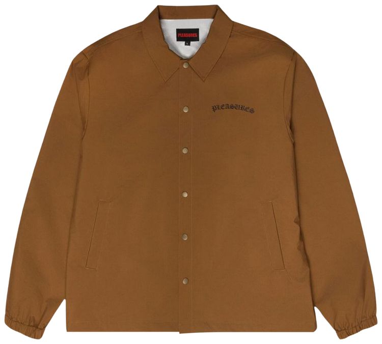 Pleasures Neural Coach Jacket Brown