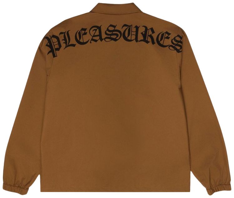 Pleasures Neural Coach Jacket Brown