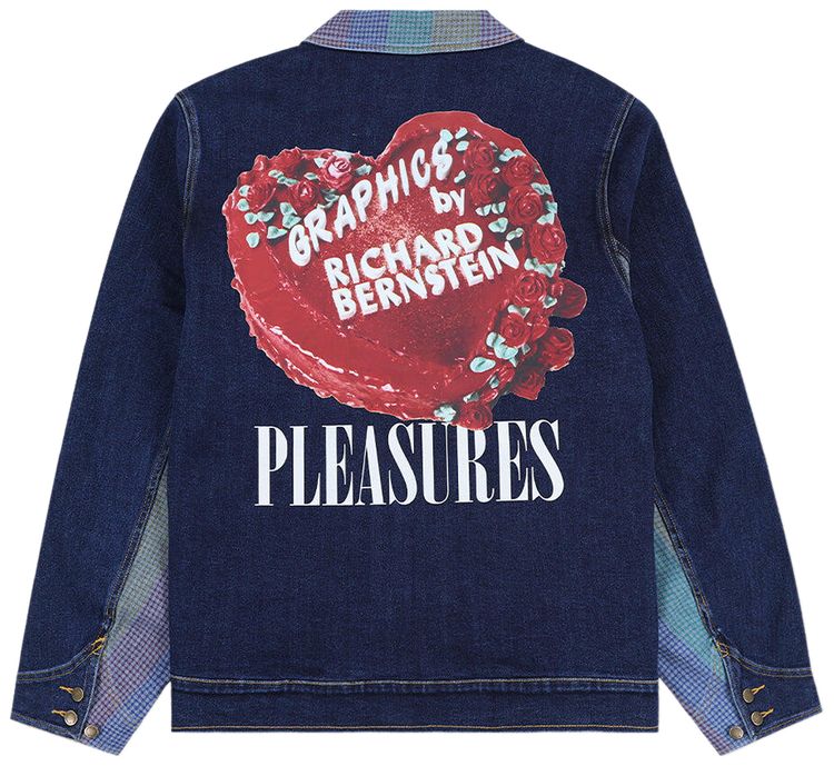Pleasures x Richard Bernstein Cake Denim Jacket Indigo