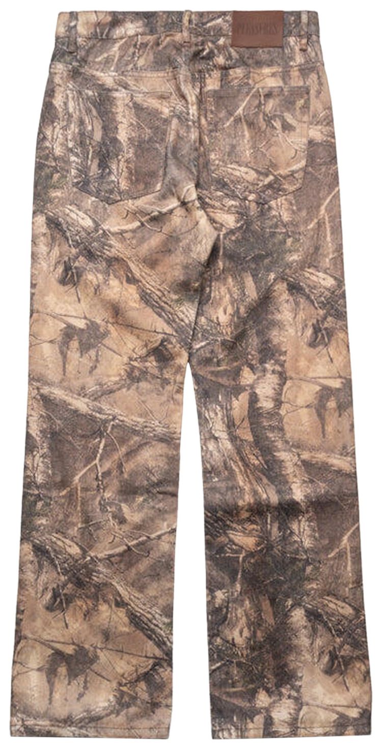 Pleasures Hendrix Flare Jeans Brown Tree