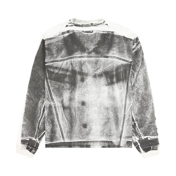 Pleasures Trucker Heavyweight Long Sleeve T Shirt Bone