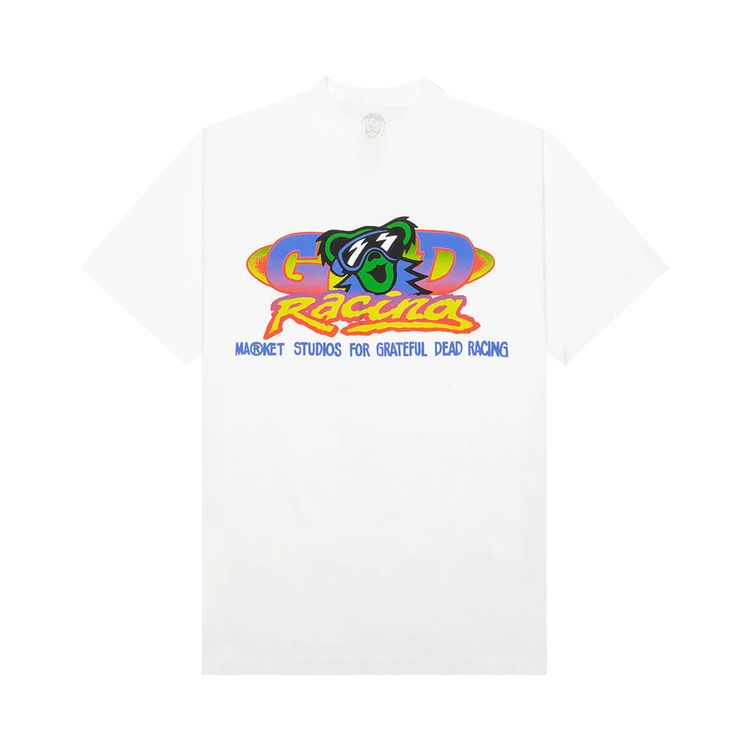 Market x Grateful Dead Racing T Shirt White