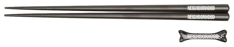 Neighborhood Chopsticks with Rest Set Black