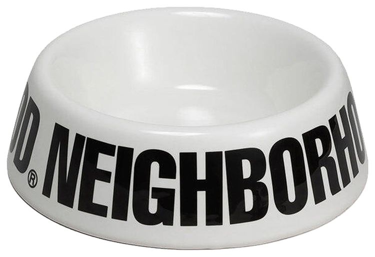 Neighborhood CI Dog Bowl White