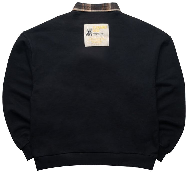 Pleasures Town Polo Sweatshirt Black