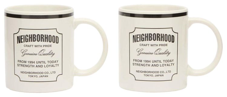 Neighborhood Mug Cup Set Black