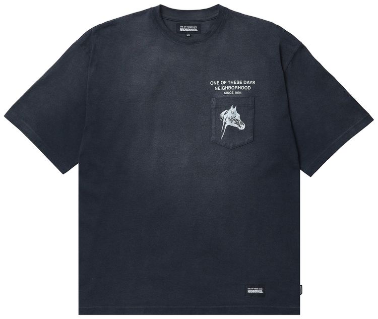 Neighborhood x One of These Days Short Sleeve Crewneck Black