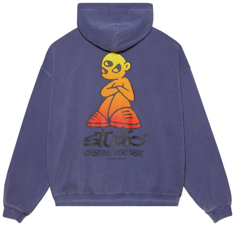 Supervsn Studio Third Eye Zip Hoodie Heron