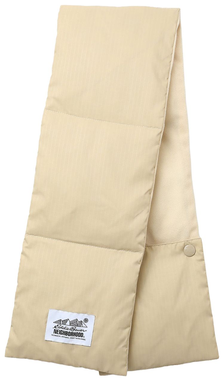 Neighborhood x Eddie Bauer Down Muffler Beige