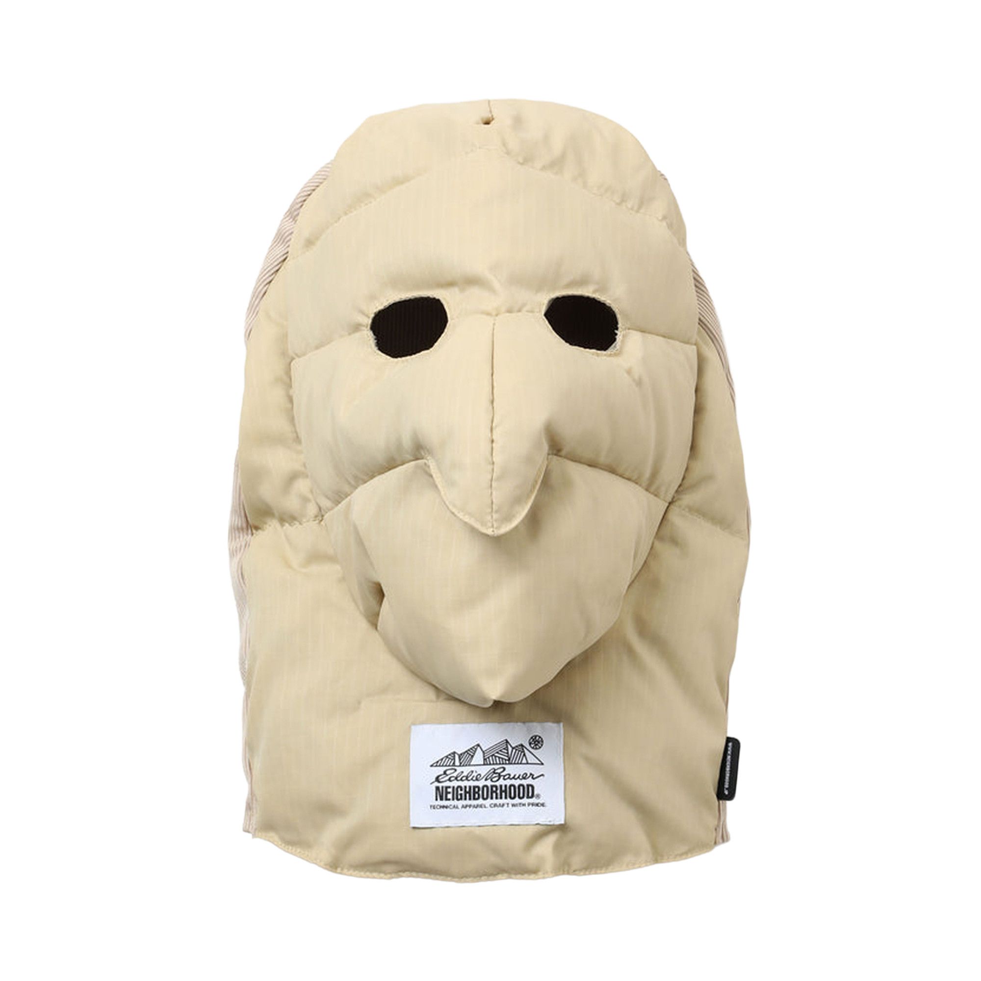 Buy Neighborhood x Eddie Bauer Down Face Mask 'Beige' - 252ZMEBN
