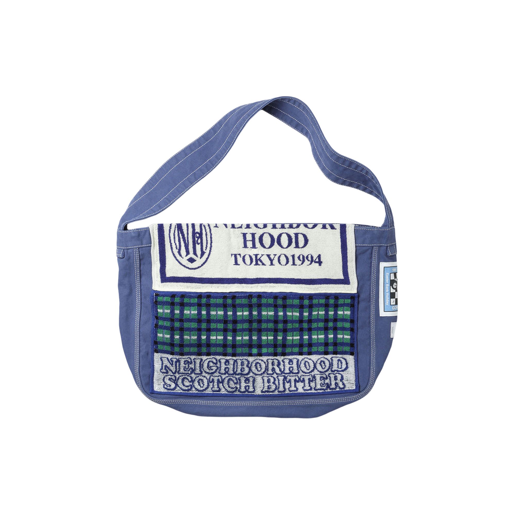 Buy Neighborhood Newspaper Bag Mod 'Blue' - 252TQNH CG04 BLUE | GOAT