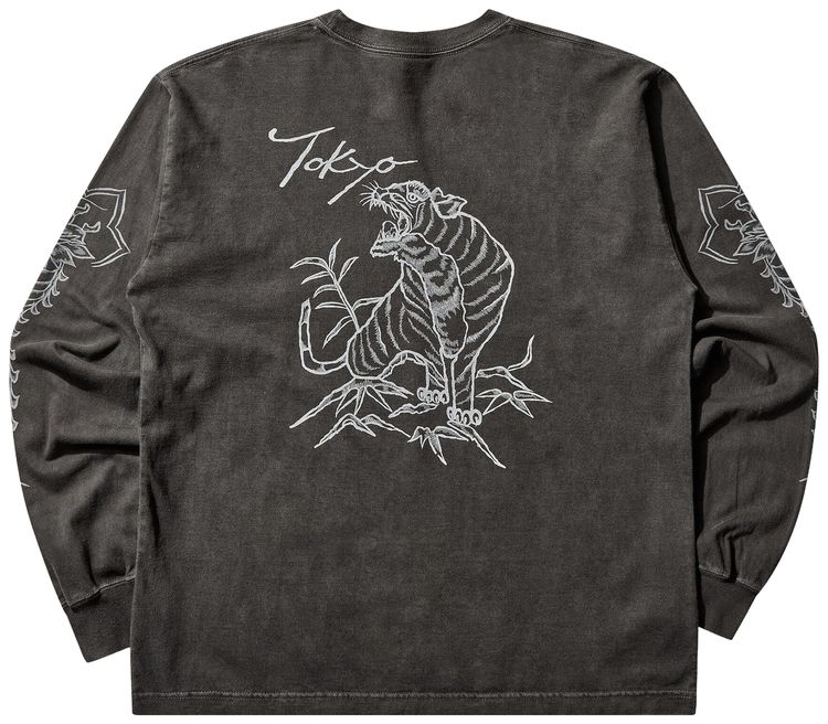 Neighborhood Long Sleeve 14 Tee Black