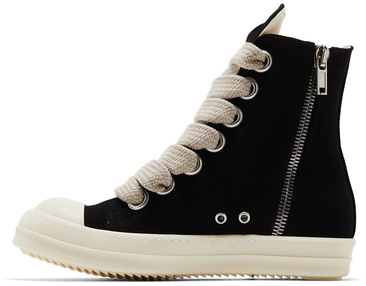 Rick Owens DRKSHDW Jumbo Laced High Black Milk