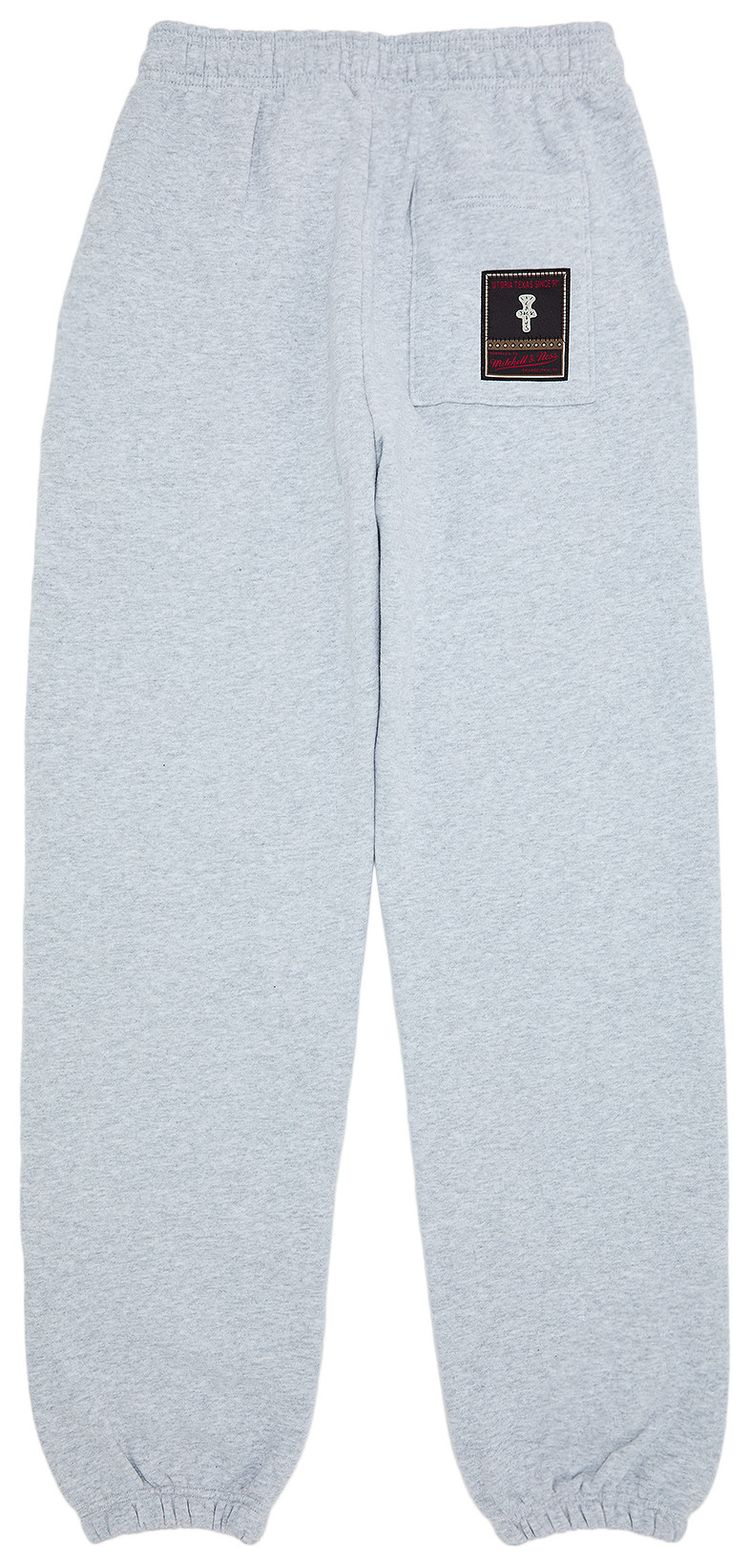 Cactus Jack by Travis Scott x Mitchell  Ness Louisiana State University Sweatpants Grey Heather