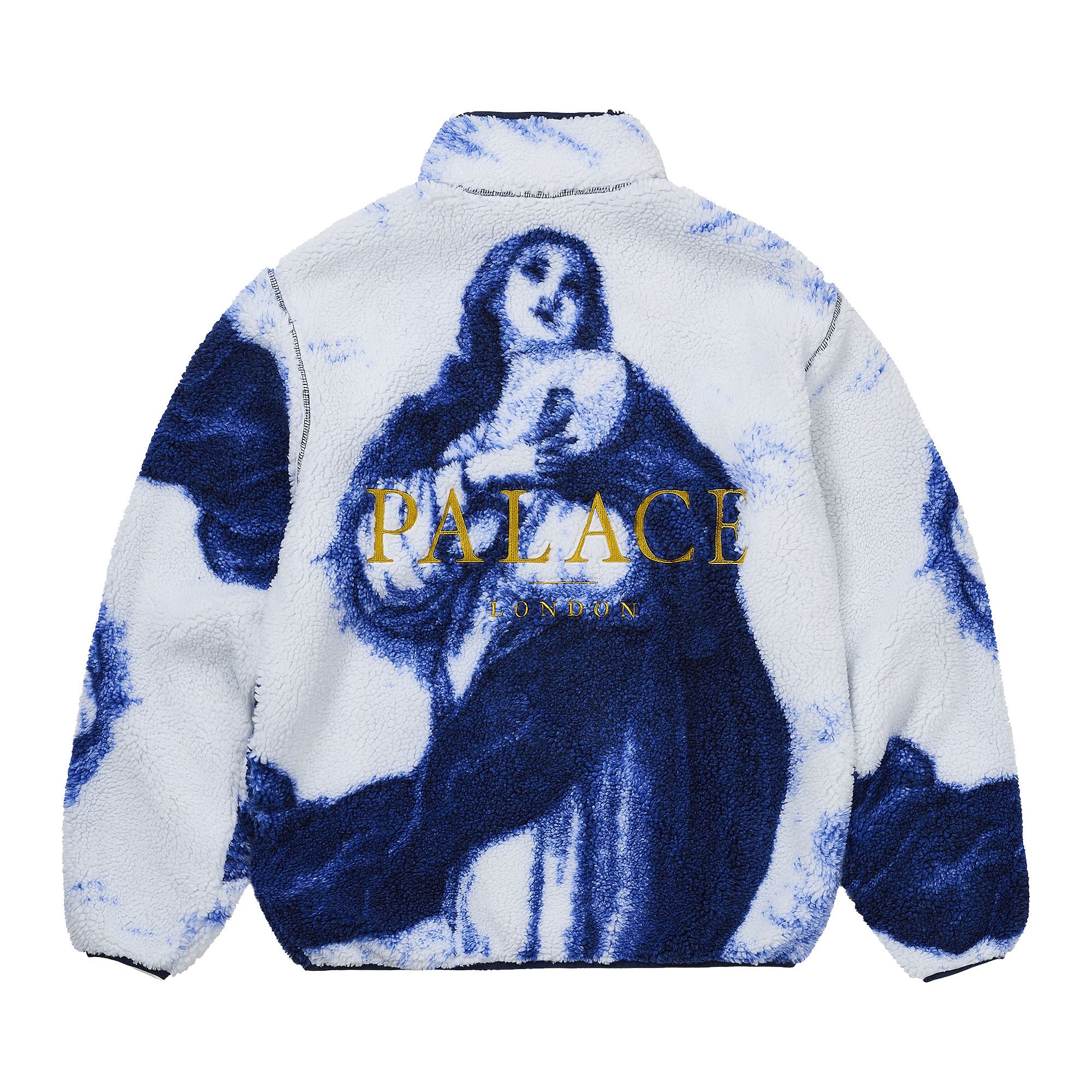 ryosuke　アーセナル レトロ ZIP パネル フリース Buy Palace Holy Grail Funnel Fleece 'White' - P29JK117 | GOAT