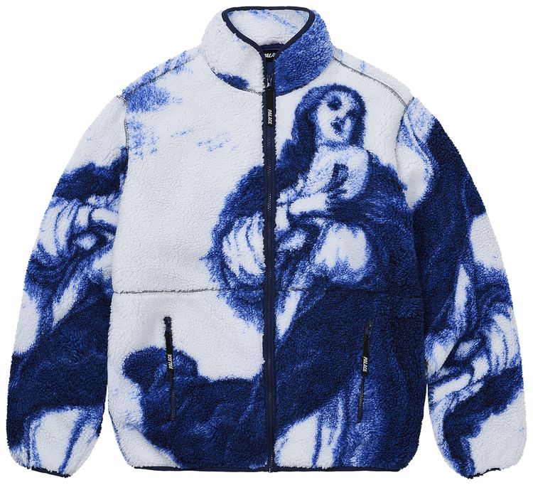 Palace Holy Grail Funnel Fleece White