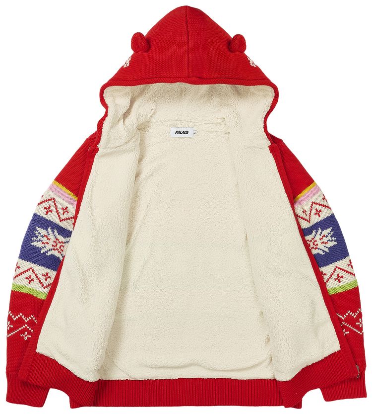 Palace Palace Loves Me Hooded Knit Red