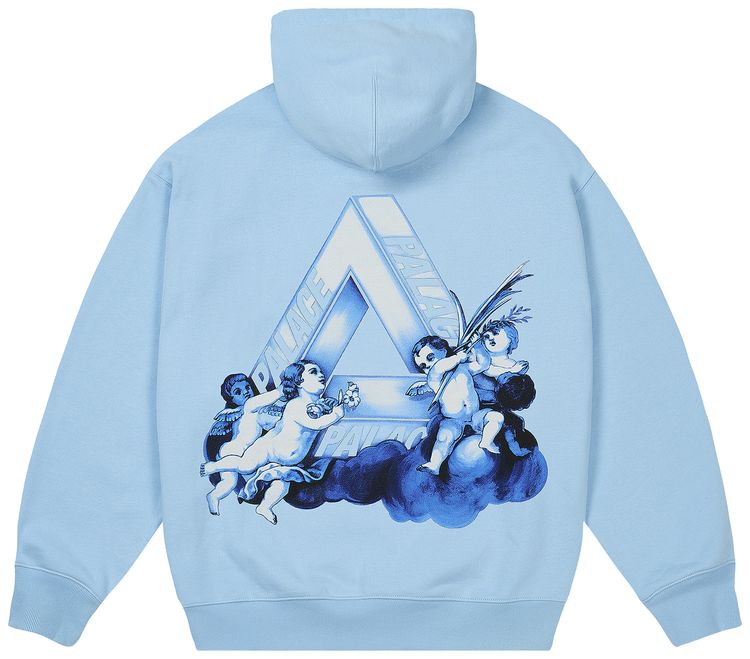 Palace Tri Angelic Hood Skyline Blue