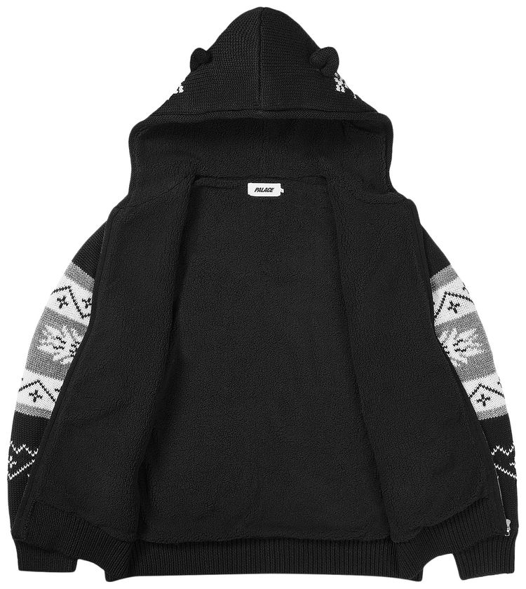 Palace Palace Loves Me Hooded Knit Black
