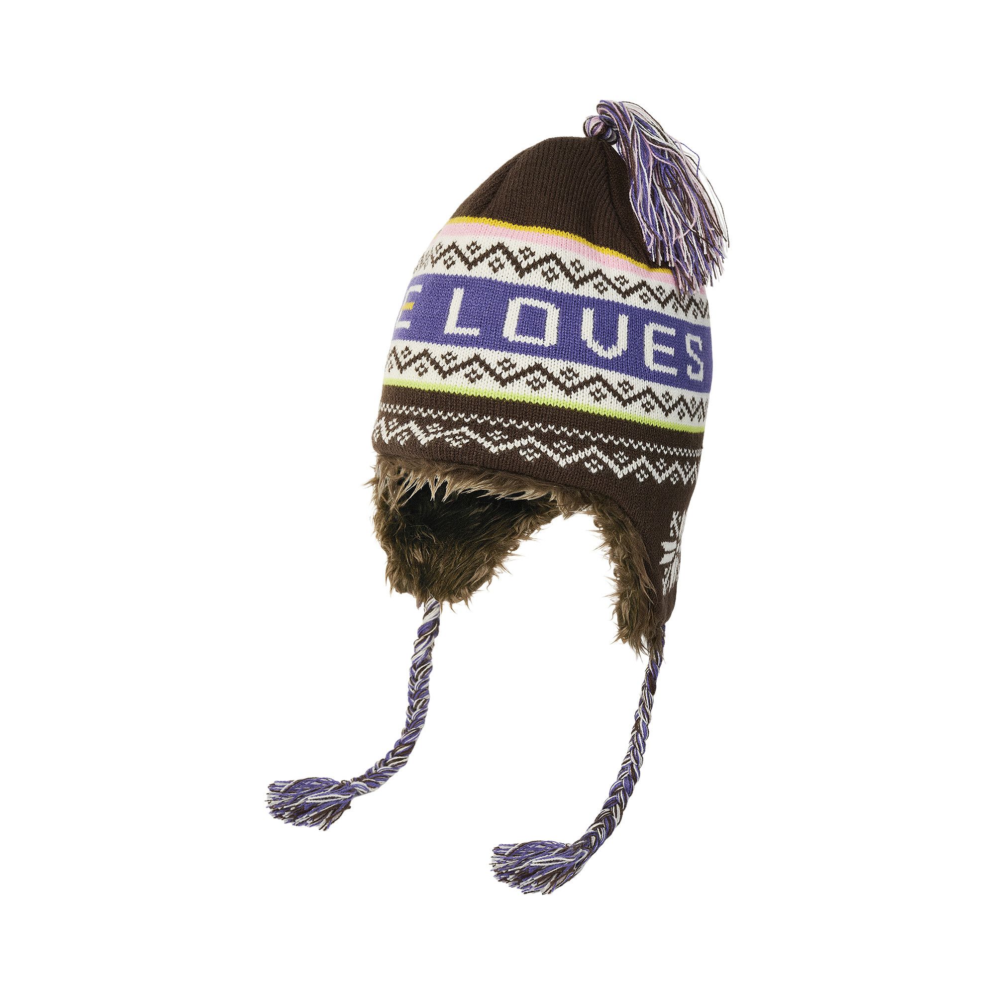Buy Palace Palace Loves Me Peruvian Beanie 'Brown' - P29BN063 | GOAT