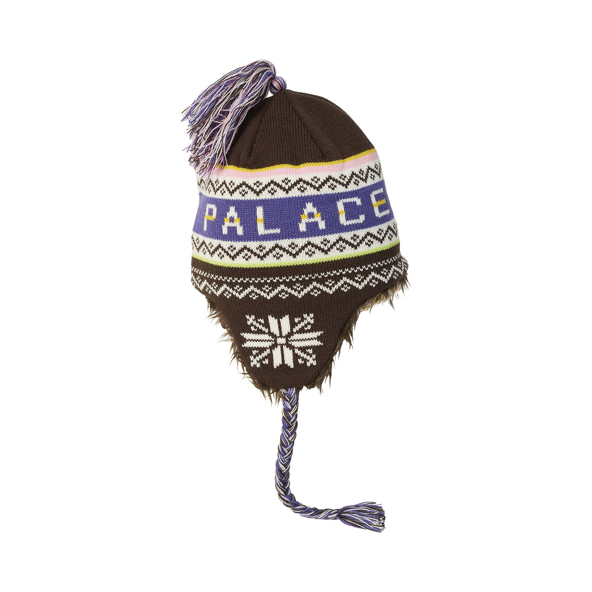 Buy Palace Palace Loves Me Peruvian Beanie 'Brown' - P29BN063 | GOAT