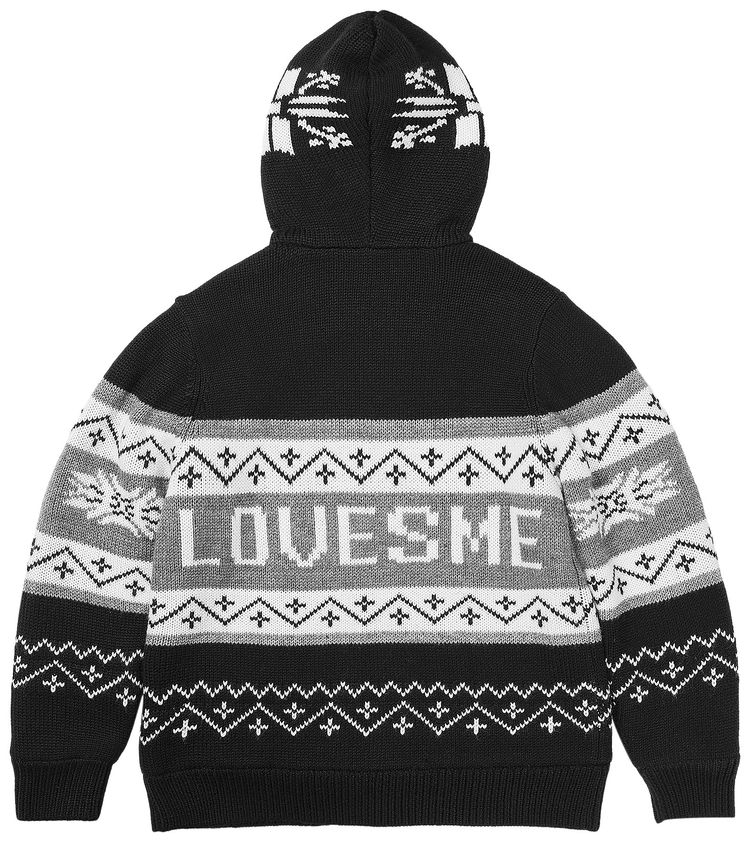 Palace Palace Loves Me Hooded Knit Black