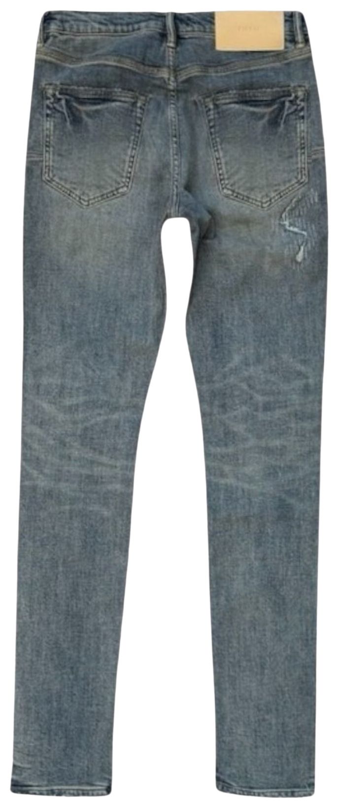PURPLE BRAND Vintage Repair Denim Light Indigo