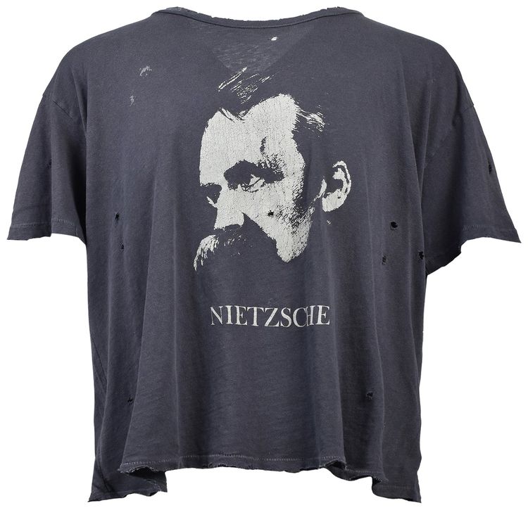 Enfants Riches Deprimes Nietzsche T Shirt Burnout Grey