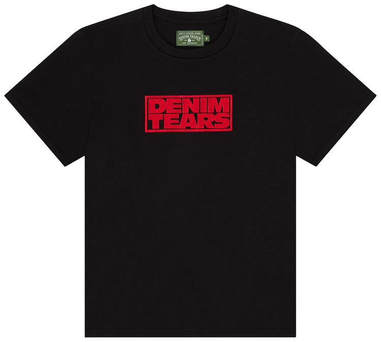 Denim Tears Box Logo Tee Black