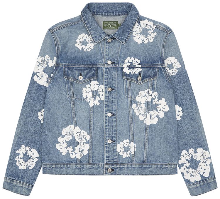 Denim Tears Cotton Wreath Denim Jacket Light Wash