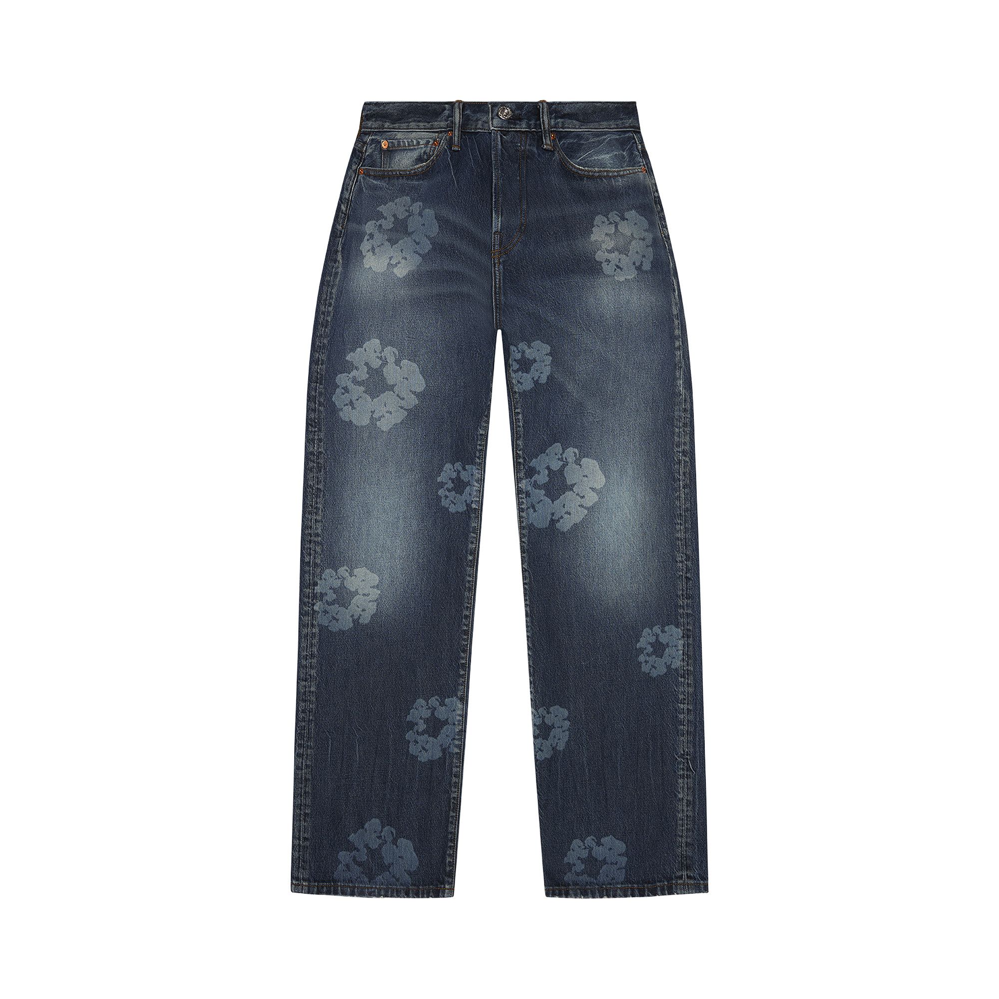 タグ付き新品未使用 デニムティアーズ Straight Wreath Denim Denim Tears x Levi's デニムジャケット Type-2 All Over Wreath Blue