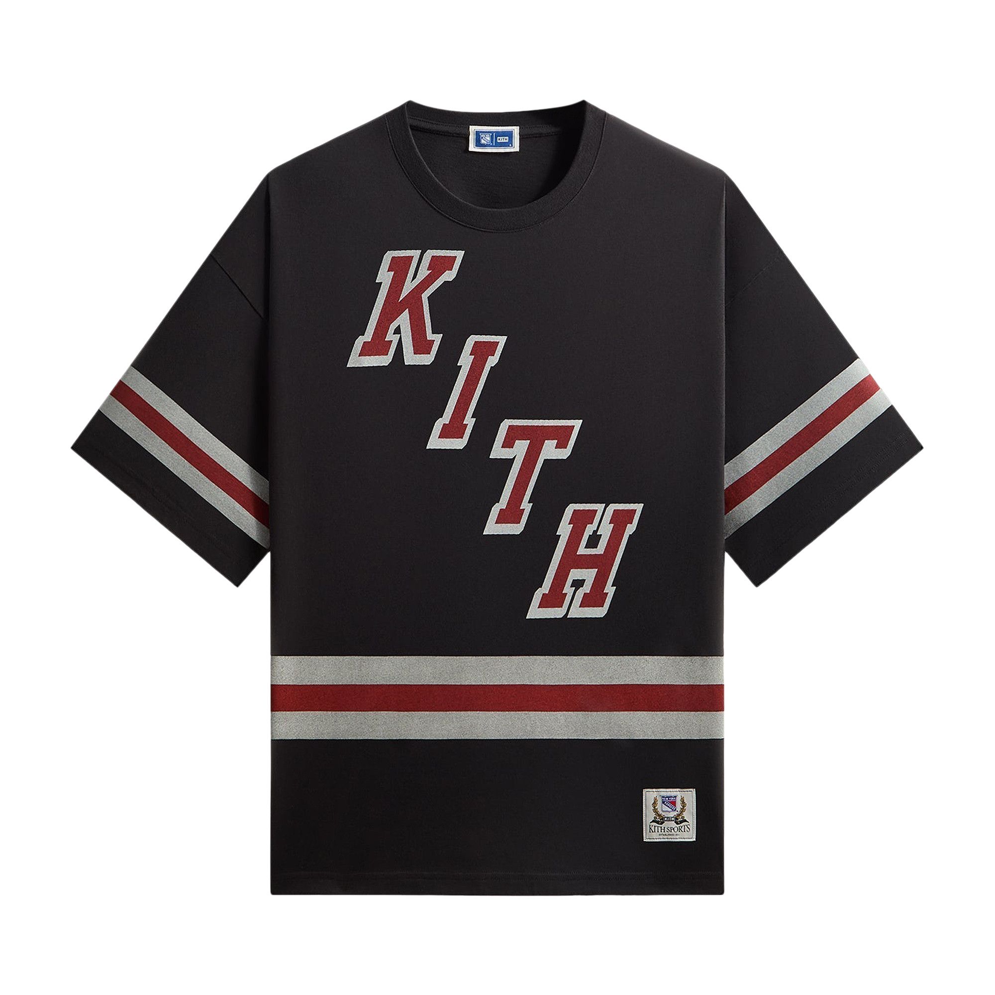 Buy Kith For The New York Rangers Retro Centennial Bishop Tee