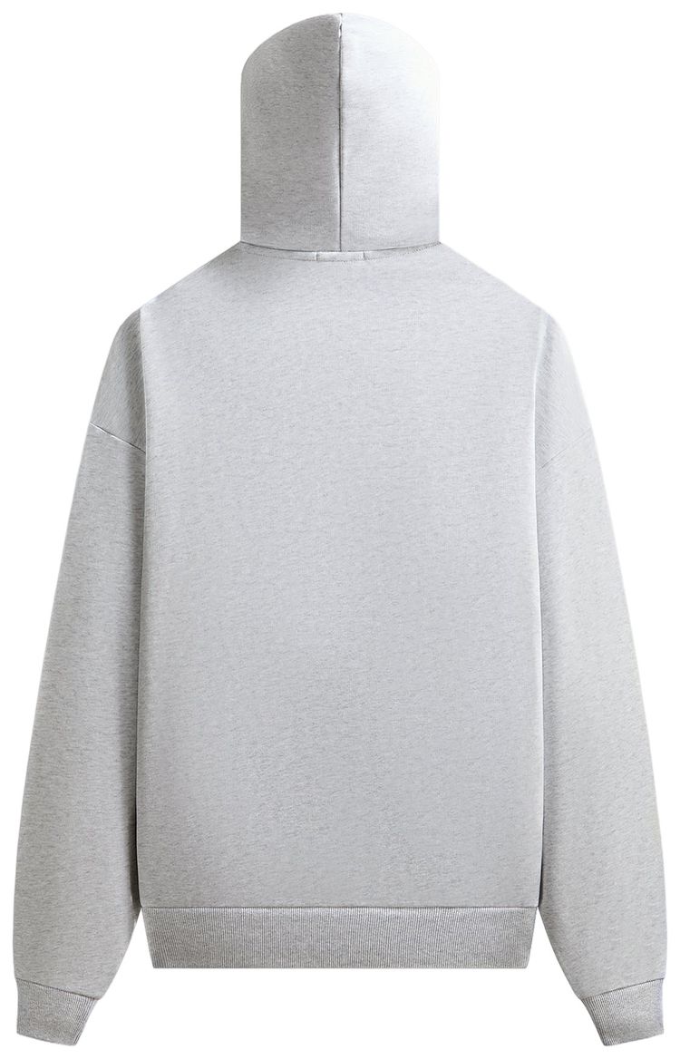 Kith For The New York Rangers Slap Shot Vintage Nelson Hoodie Light Heather Grey