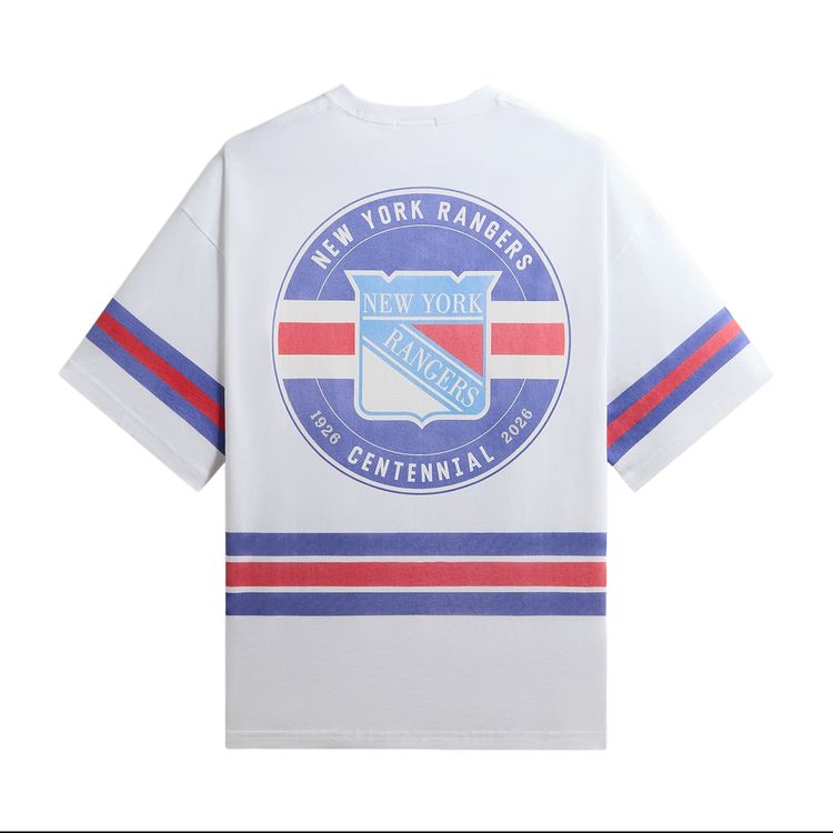 Kith For The New York Rangers Centennial Bishop Tee White
