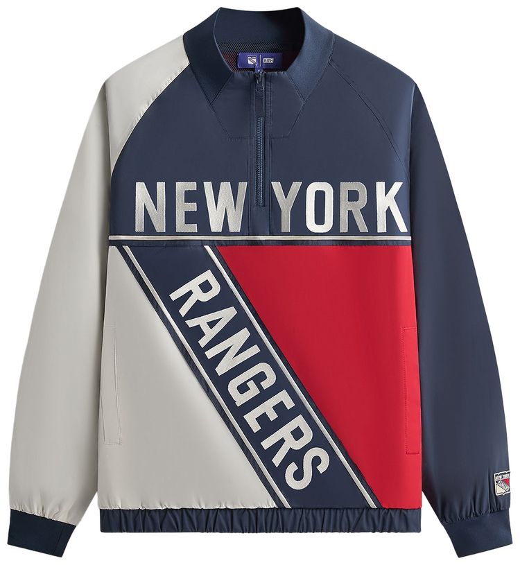 Kith For The New York Rangers Nylon Quarter Zip Nocturnal