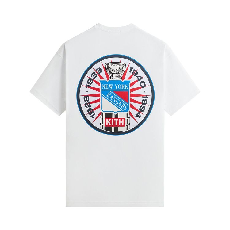 Kith For The New York Rangers Stanley Cup Vintage Tee White