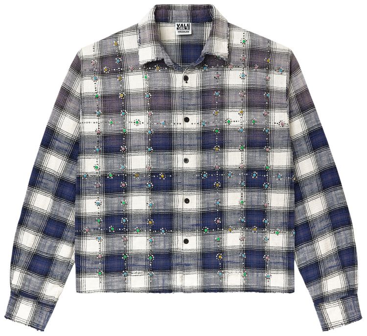 Vale Forever Sky Gems Flannel Navy