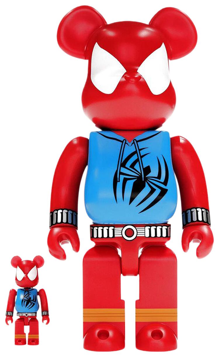 BERBRICK x Marvel Spider Man Scarlet Spider 100  400 Set RedBlue