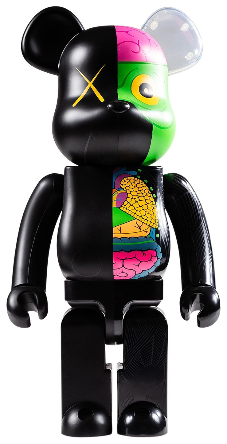 BERBRICK x KAWS Dissected 1000 BlackMulticolor