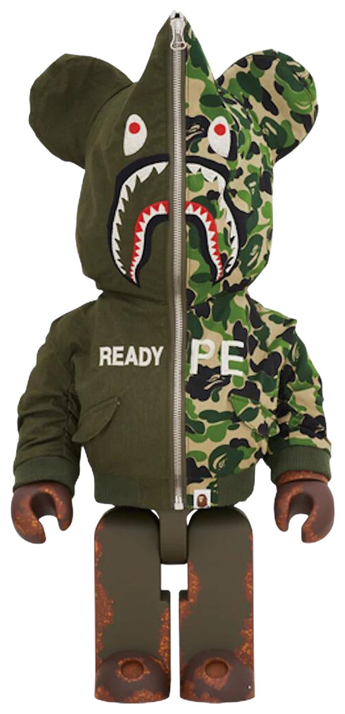 BERBRICK x READYMADE x BAPE 1000 Green