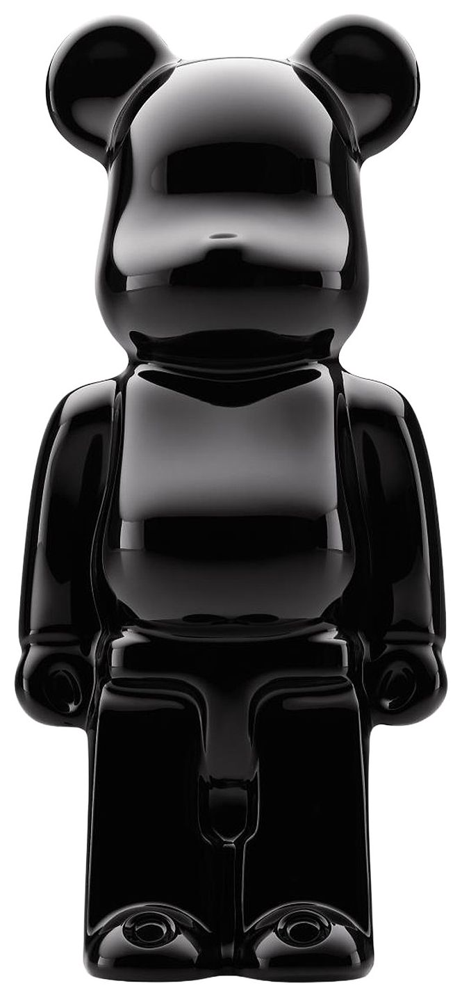 BERBRICK x Baccarat Bear Sculpture Black