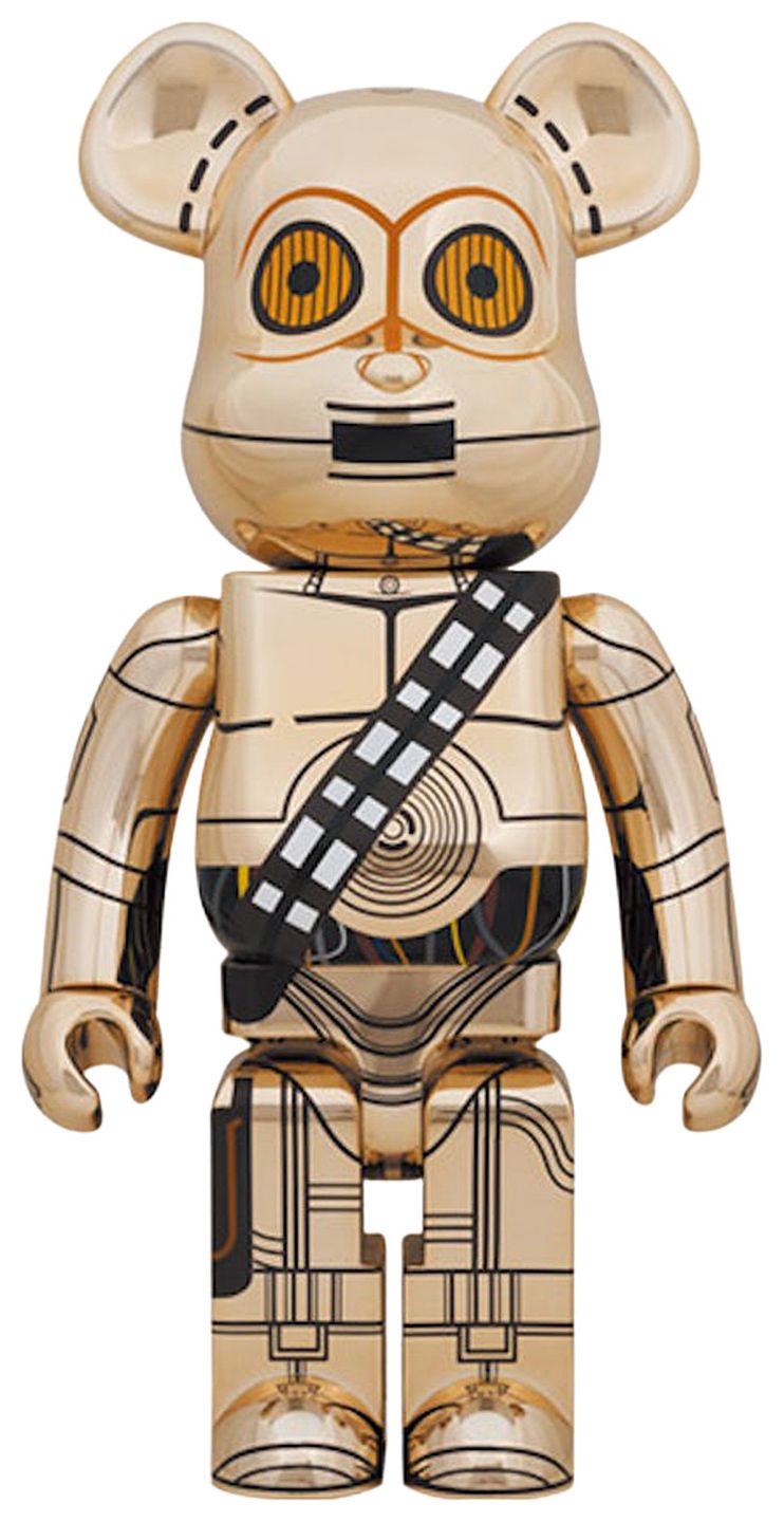 BERBRICK x Star Wars C 3PO The Rise of Skywalker 1000 Gold Chrome