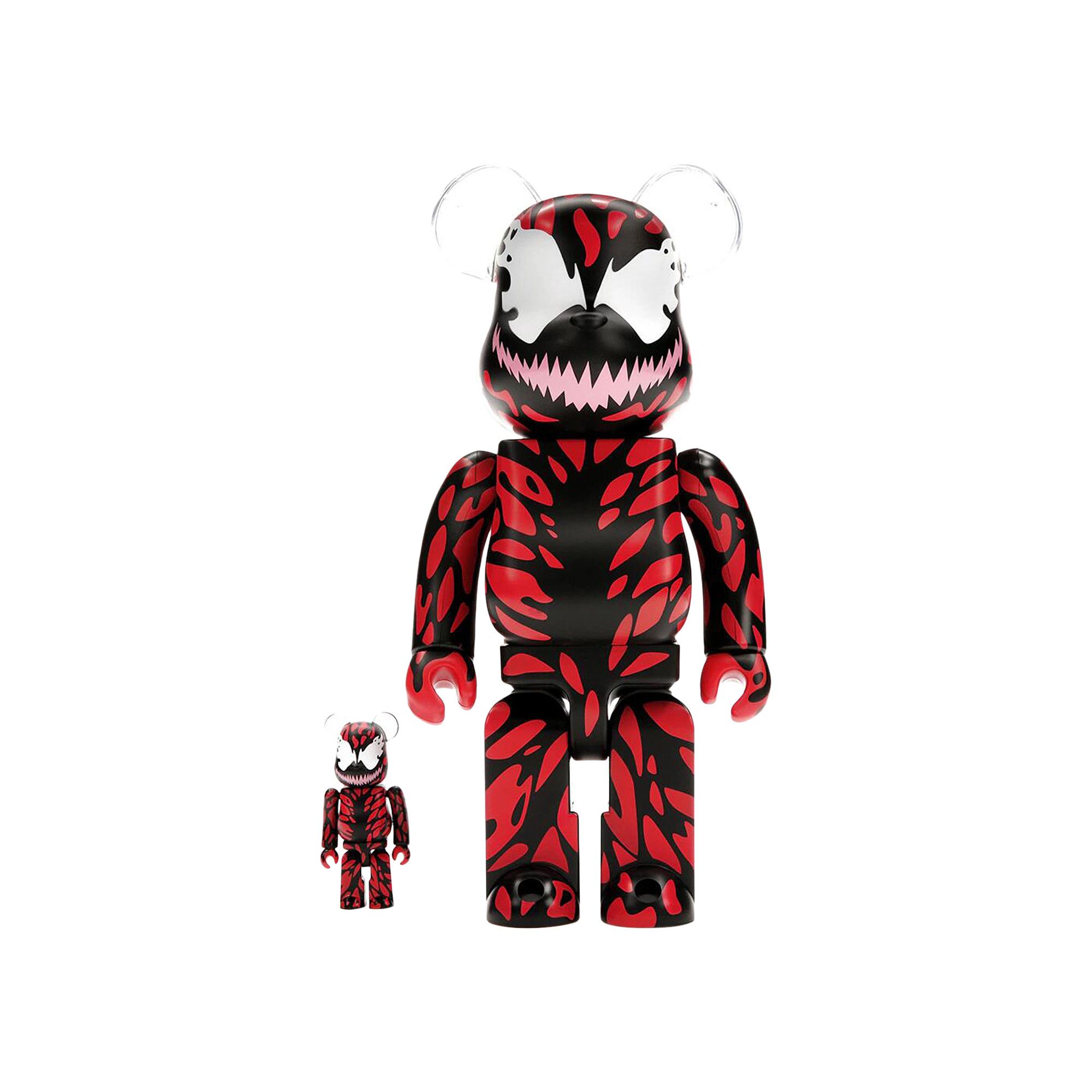 Buy BE@RBRICK x Marvel Carnage 100% & 400% Set 'Red' - 12883