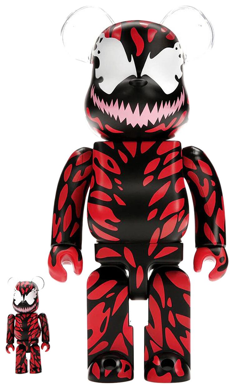 BERBRICK x Marvel Carnage 100  400 Set Red