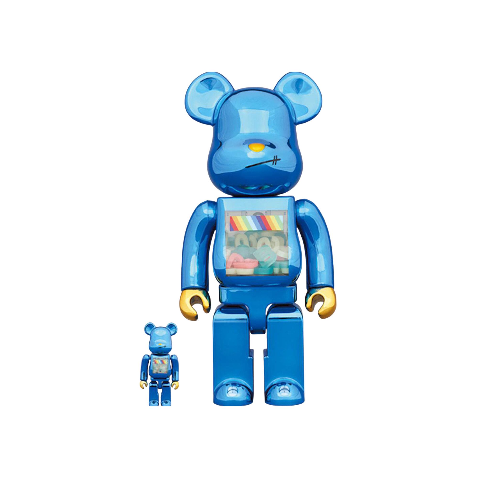 Buy BE@RBRICK JSB 3rd Ver. 100% & 400% Set 'Blue' - 12883