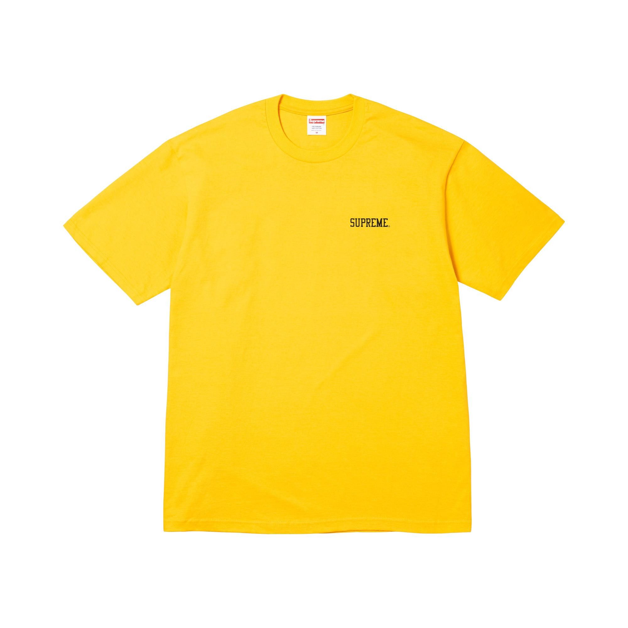 Buy Supreme x Dash Snow Tee 'Yellow' - FW25T30 YELLOW | GOAT