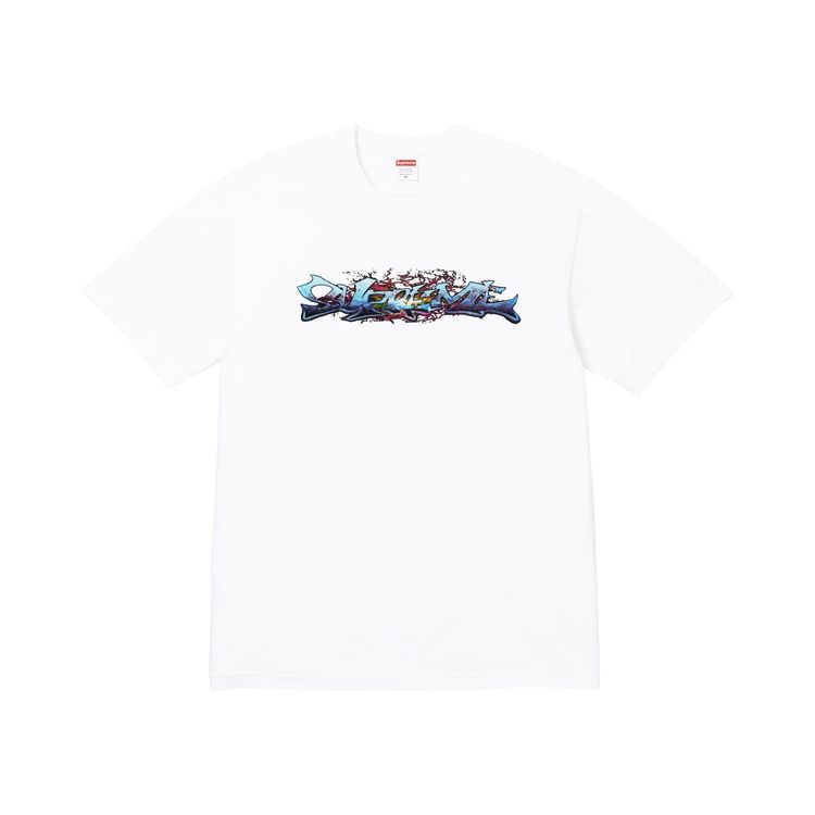 Supreme Tag Tee White