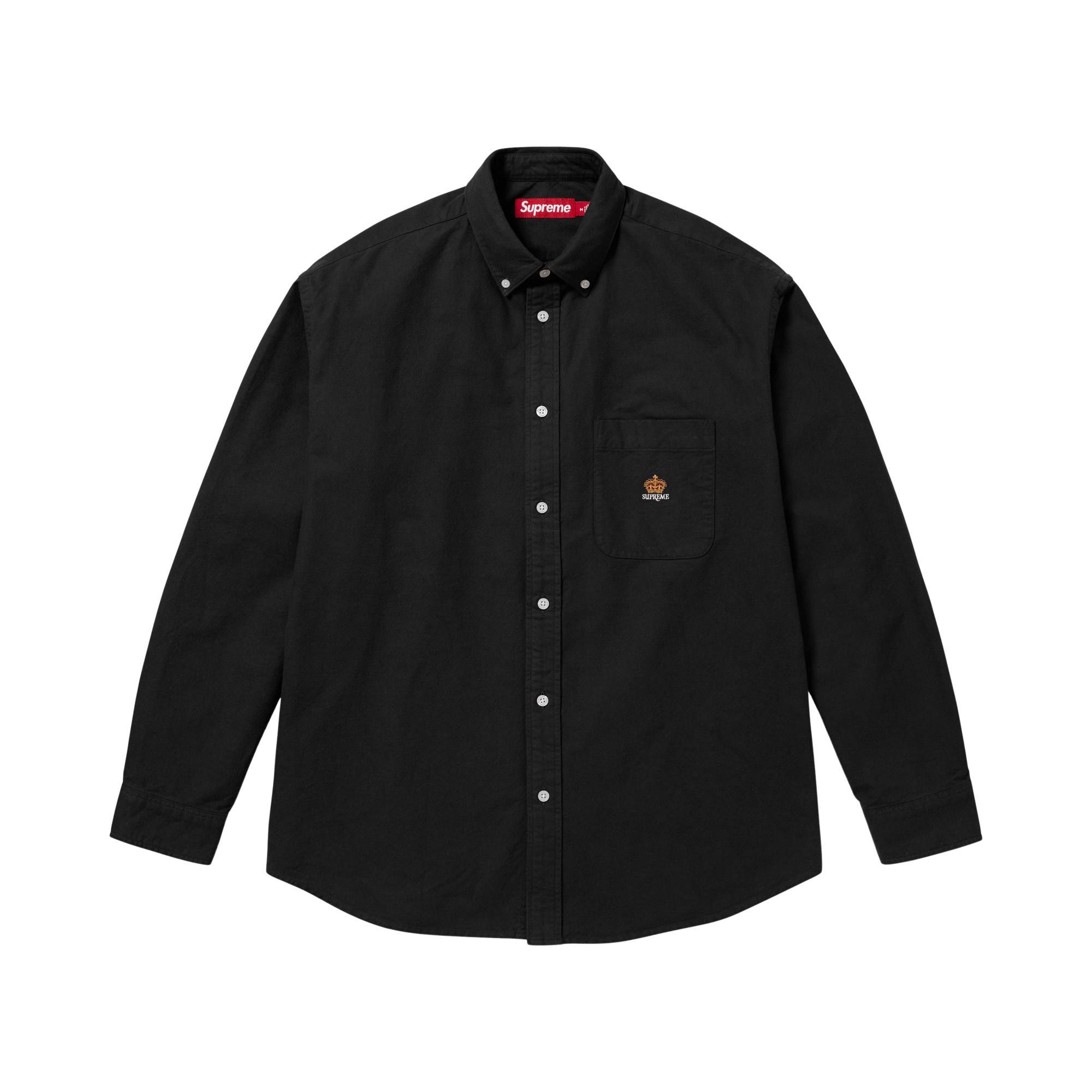 トップス Supreme Loose Fit Flannel Oxford Shirt Buy Supreme Loose Fit Flannel Oxford Shirt 'Black' - FW25S21 BLACK