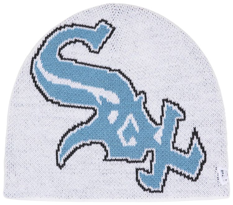 Supreme x Chicago White Sox New Era Beanie White